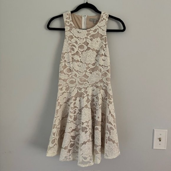 Papaya Juniors White Lace Dress Size Small - Picture 1 of 4